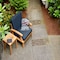 Classic Accessories Montlake FadeSafe Patio Chair/Loveseat Back Quilted Cushion, 21x20x4 Inch, Navy 62-058-NAVY-EC - alternate 6